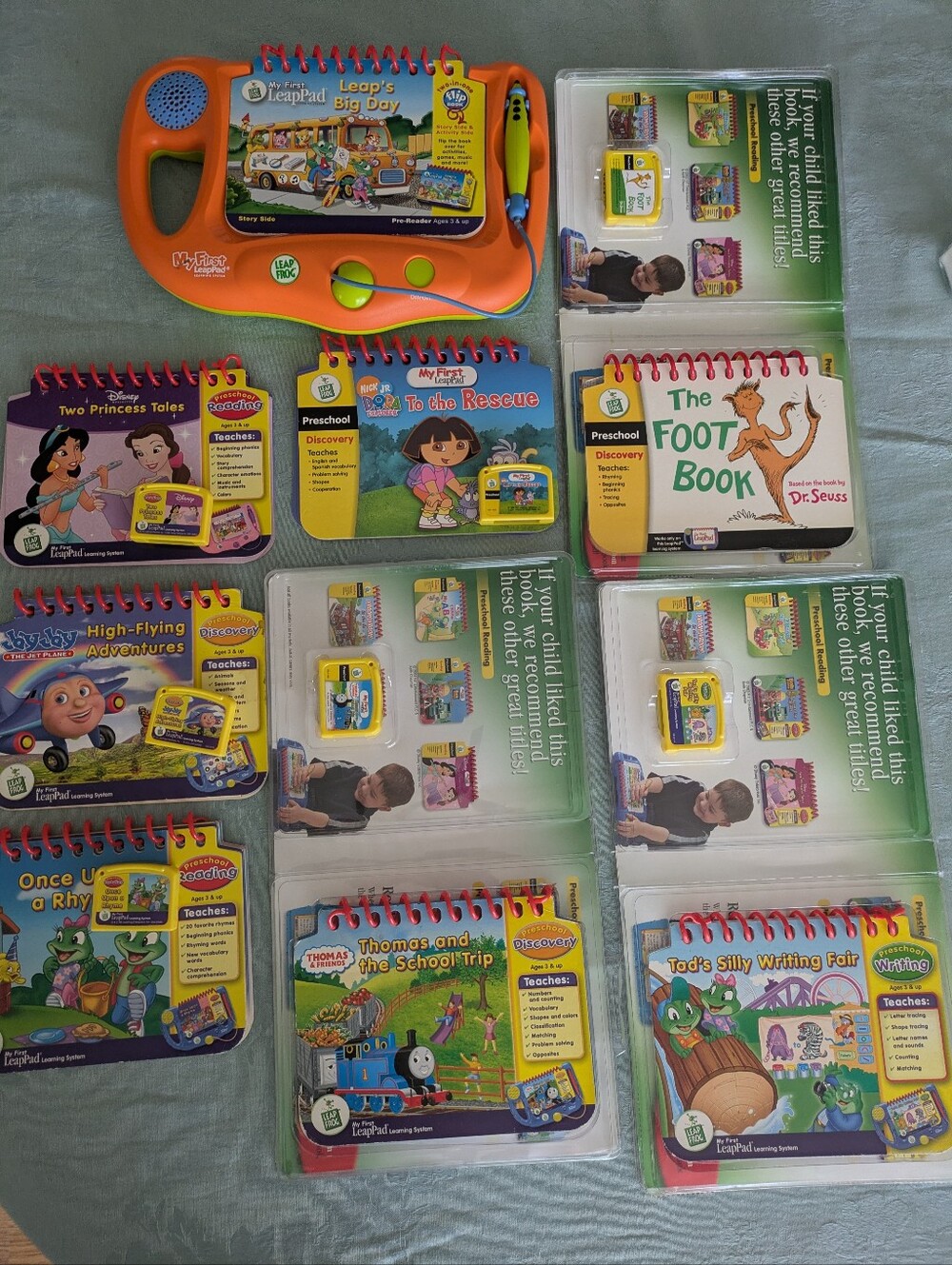 Working "My First Leappad" With 8 Books + Cartridge's
